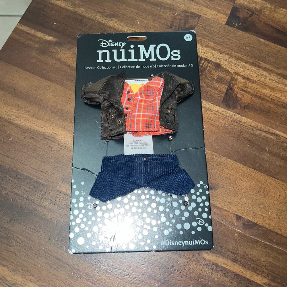 Disney Nuimos Outfit Plaid Shirt with Corduroy Pants and Jacket